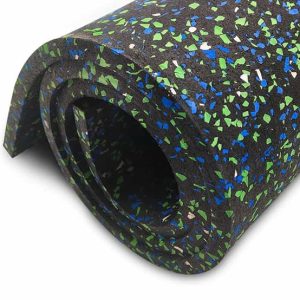 Thảm cao su cuộn phòng gym đốm SBR pha 1m2